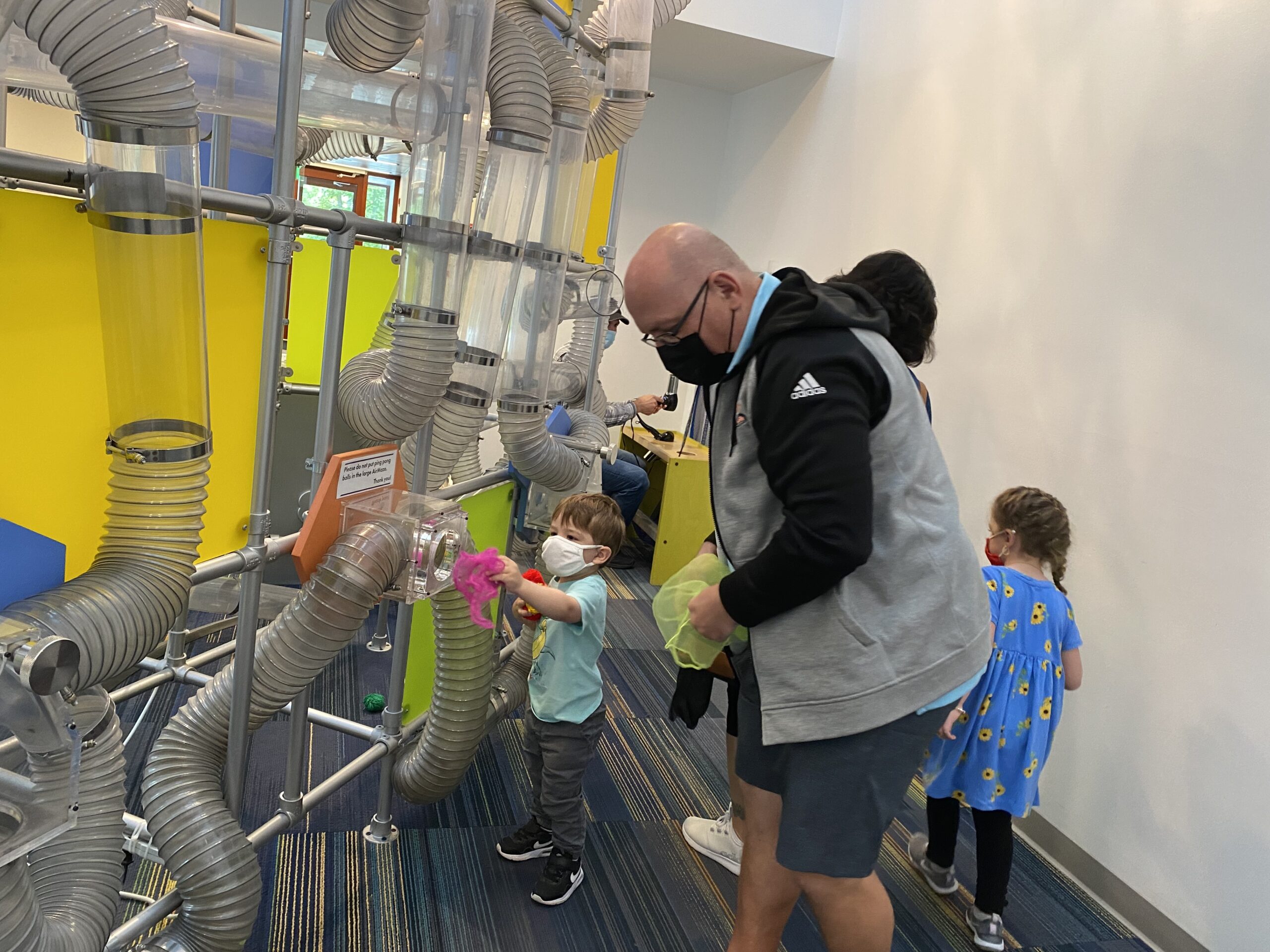 Playing with the wind tunnels.