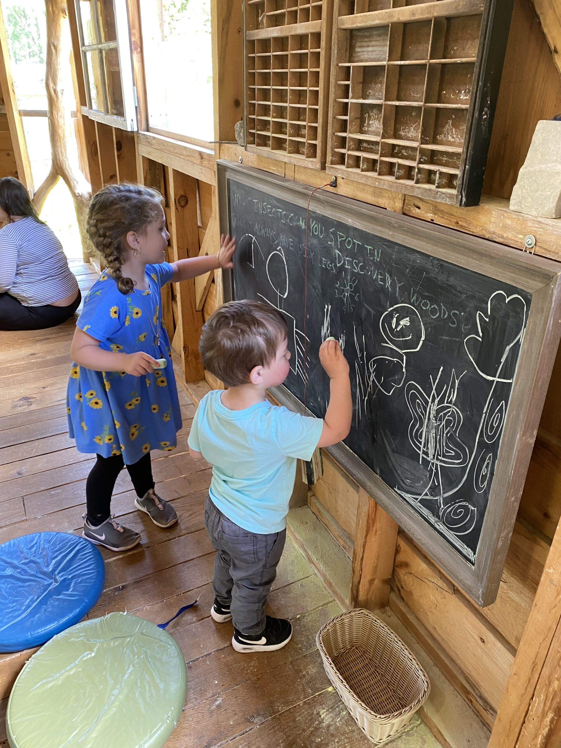 Playing in an awesome treehouse!